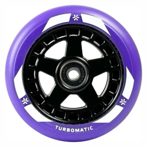 Union Turbomatic V2 110mm stunt scooter wheel | Black Purple