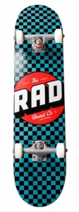 Rad Checkers Progressive Skateboard | 8" Rasta (1) (1)