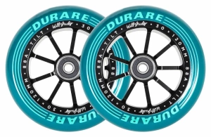 Tilt Durare Will Judy Wide 120mm stunt scooter wheels | Teal