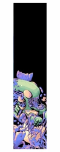 Chubby griptape Purple Alien | papier ścierny do hulajnogi wyczynowej