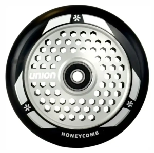 Union Honeycomb 110mm stunt scooter wheel | Black Silver
