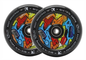 Root Air 110mm 2-Pack Stunt Scooter Wheels | Black (1)