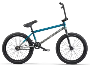 WTP WeThePeople Reason 20" rower BMX | Raw Teal Fade
