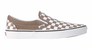 Vans Classic Slip-On Shoes  | Checkboard Walnut