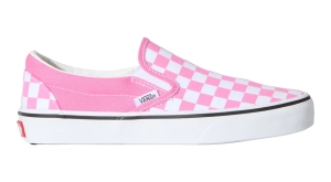 Vans Classic Slip-On Shoes | Checkboard Pink