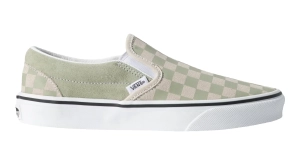 Vans Classic Slip-On Shoes | Checkboard Soft Sage