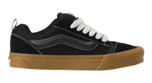 Vans Knu Skool skate shoes | Black Gum 