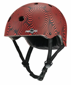 Pro-Tec x Spitfire Low Pro kask skate | Swirl Red
