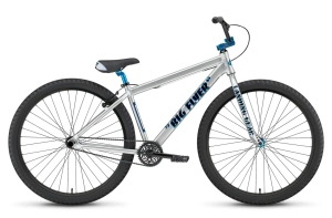 SE Bikes Big Flyer 29" rower Cruiser Wheelie | Iced Out Silver