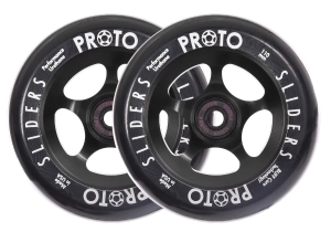 Proto Sliders 110mm kółka do hulajnogi wyczynowej | Black on Black