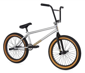 FitBikeCo. STR LG Freecoaster 20" rower BMX | Matte Silver