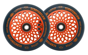 Root Lotus Scooterflow 110mm kółka do hulajnogi wyczynowej | Blue Orange