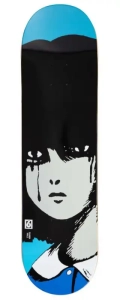 Birdhouse Dixon Skull skateboard deck 8.5" | Grey (1) (1) (1) (1) (1)