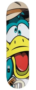Birdhouse Dixon Skull skateboard deck 8.5" | Grey (1) (1) (1) (1) (1) (1)