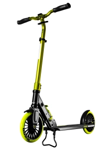 Solitary S-200 Folding City Scooter | Black Green