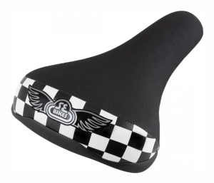 SE Bikes Flyer Checkboard siodełko Wheelie | Black