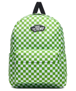 Vans Old Skool Grom Check plecak dla dziecka 18L | Lime Burst