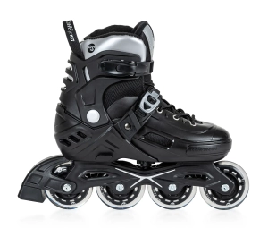 Powerslide Khaan Junior Magic Adjustable Kids Inline Skates | Black (1)