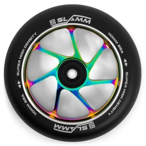 Slamm Team 110mm stunt  scooter wheel | Black Silver (1)