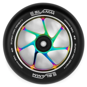 Slamm Team 110mm stunt  scooter wheel | Black Silver (1) (1)