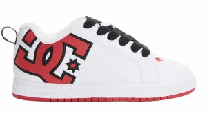 DC Shoes Court Graffik buty skate | White Red Black