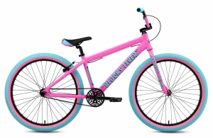 SE Bikes Blocks Flyer 26" rower Wheelie Cruiser | Pink Bubblegum