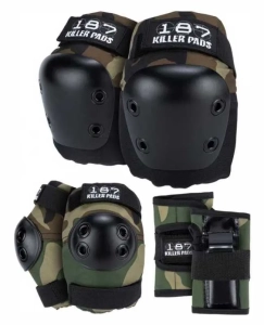 187 Killer Pads Six Pack Protective Gear Set | Black (1)