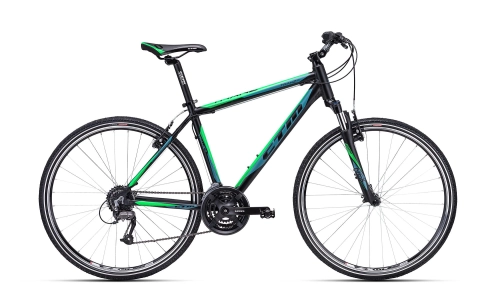 rower cross ctm tranz 1.0 fahrrad bike czarny zielony black green schwarz grun.jpg
