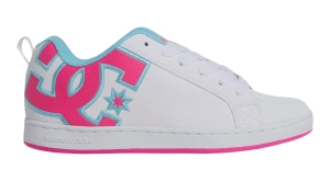 DC Shoes Court Graffik WMN buty skate | White Pink