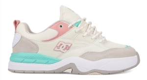 DC Shoes Ascend Josh Kalis Skate Shoes | Beige Pink Teal