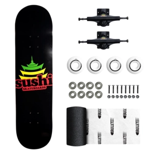 Sushi Set Pagoda Logo deskorolka | 8.125" Black