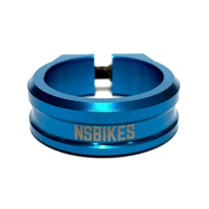 NS Bikes Bolt-On zacisk obejma sztycy MTB 34,9mm | Blue