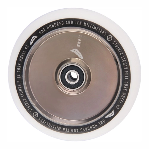 Kółko do hulajnogi wyczynowej 110mm Striker Lighty Full Core V3 White stunt scooter wheel rolle Metallic Black.jpg