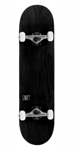 Enuff Logo Stain Skateboard | 8" Black