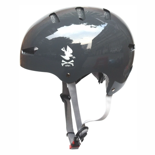 Kask Helmet Helm rowerowy KRKpro NoPeace BMX MTB Skate helmet fahrrad grey (3).jpg