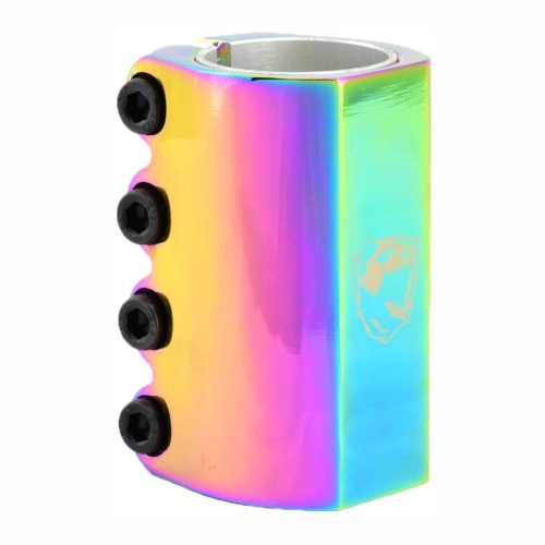 Panda SCS V2 Quad zacisk clamp hulajnoga wyczynowa pro stunt scooter Oil Slick Neochrome (1).jpg