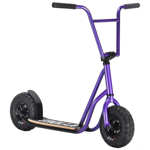 Rocker Rolla hulajnoga wyczynowa BMX Dirt Street stunt scooter roller Purple Fade 2 (2).jpg
