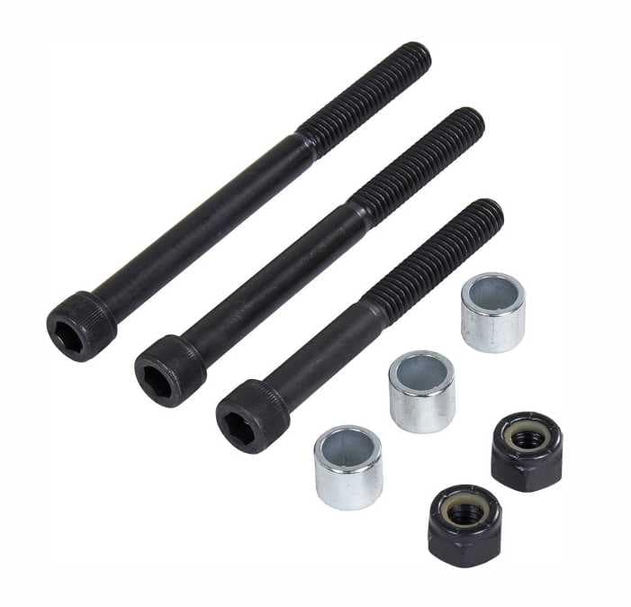 Orivin 2 Stück Pro Stunt-Scooter Pegs – Regenbogenschwarzes Aluminium mit 12 ,9-Stufenachse und Befestigungsmutter für 5050s Grinds