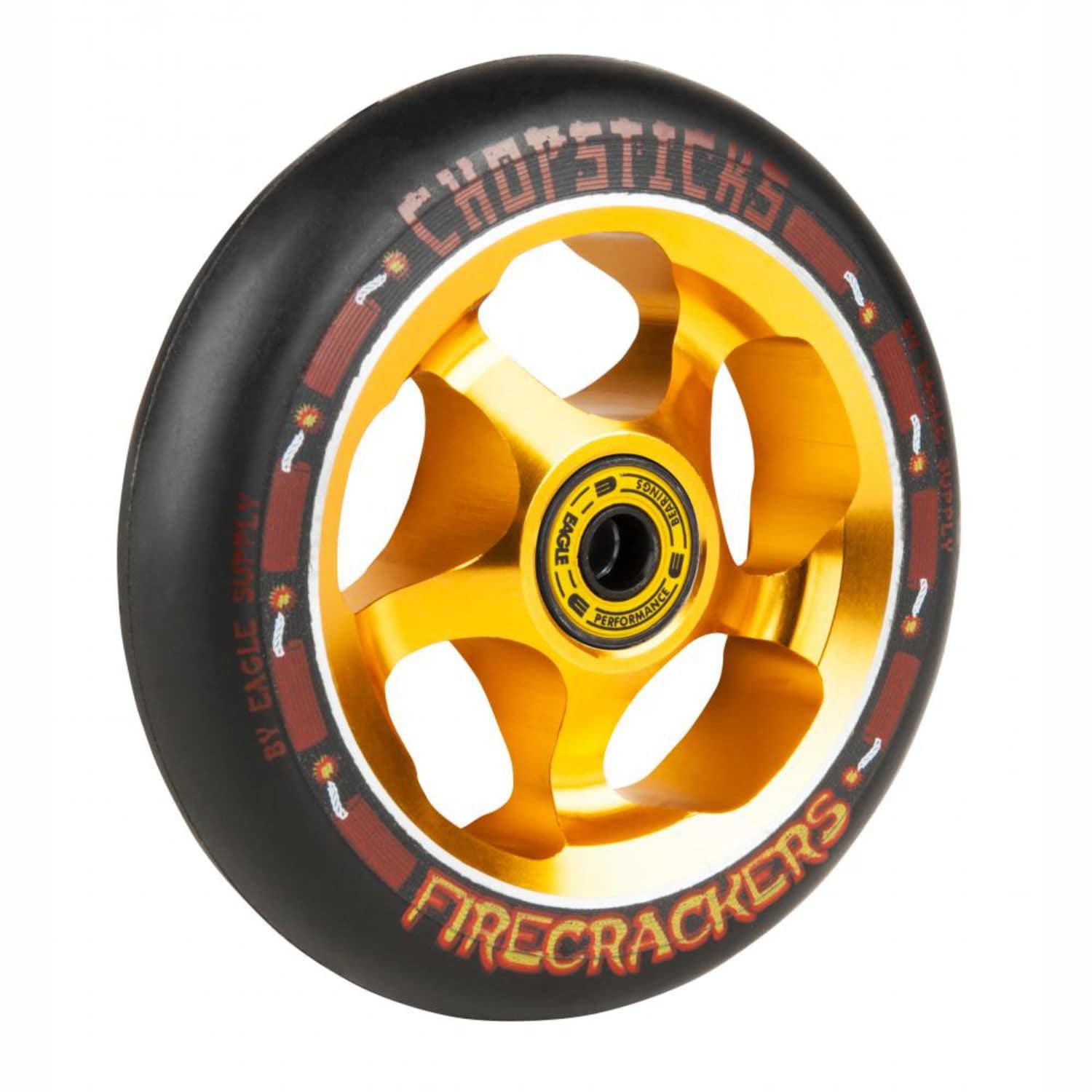 Eagle Supply Standard X6 Core 110mm Pro Scooter Wheel | Glow In The Dark Green